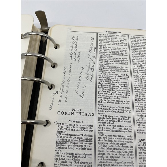 The Practical Loose-Leaf Bible King James Version (3rd Edition) Fleming H Revell - Picture 11 of 12